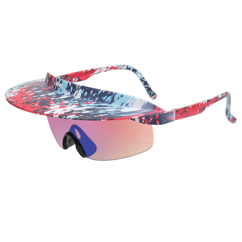 Wholesale PC Big Frame Cycling Hat Brim Sunglasses